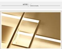 Lámpara De Techo LED Moderna Con Control Remoto Para Sala De Estar Restaurante Y Comedor Iluminación Dimmable Y Efectiva - details 6