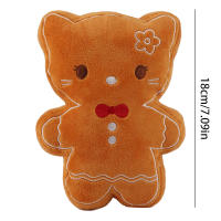 Muñeco De Peluche Navideño 18cm En Forma De Hombre De Jengibre Para Gatos Perros Conejos Y Conejos Regalo Para Niños Decoración De Navidad - details 9