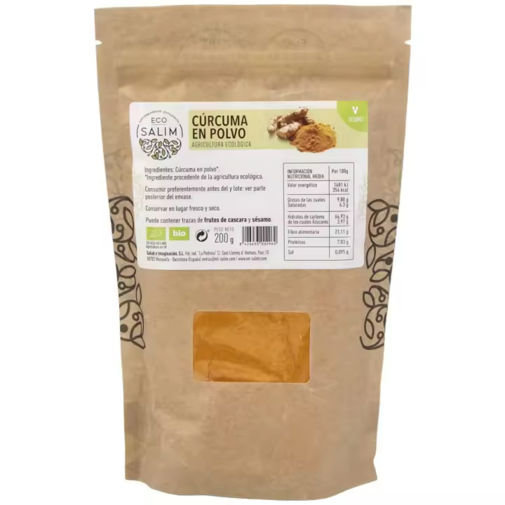 Curcuma En Polvo 200Gr. Bio Vegan - 1