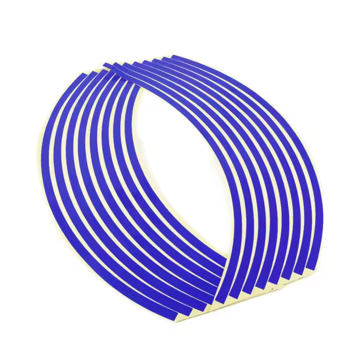 Pareja De Pegatinas De Reflejo Para Ruedas De Motocicleta PVC Tamaño 18 Pulgadas Adornos Modificados Para Neumáticos - 1