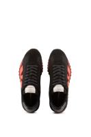 Emporio Armani Zapatillas Zapatos Hombre Azul Rojo X4X583 XN647 M651 - details 3