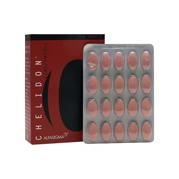 Chelidon 60 Comp para la Caída del Cabello - Suplemento Alimenticio con Vitaminas y Minerales - 1