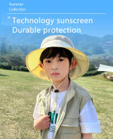 Sombrero De Pescar Para Niños Y Niñas Xinbaoguan 100% Poliéster Con Gran Alas Protección Solar Transpirable Para Verano - details 13
