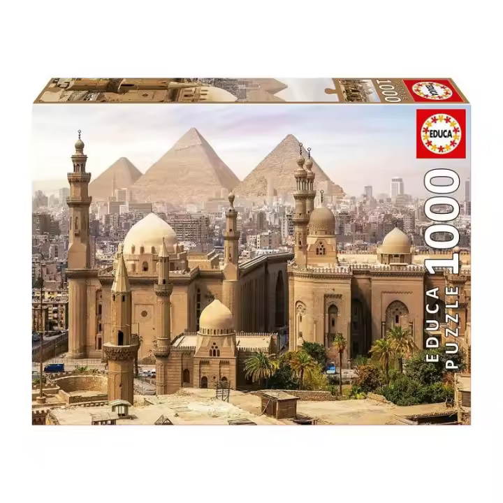 PUZZLE 1000 PIEZAS EL CAIRO EGIPTO DE EDUCA - 1