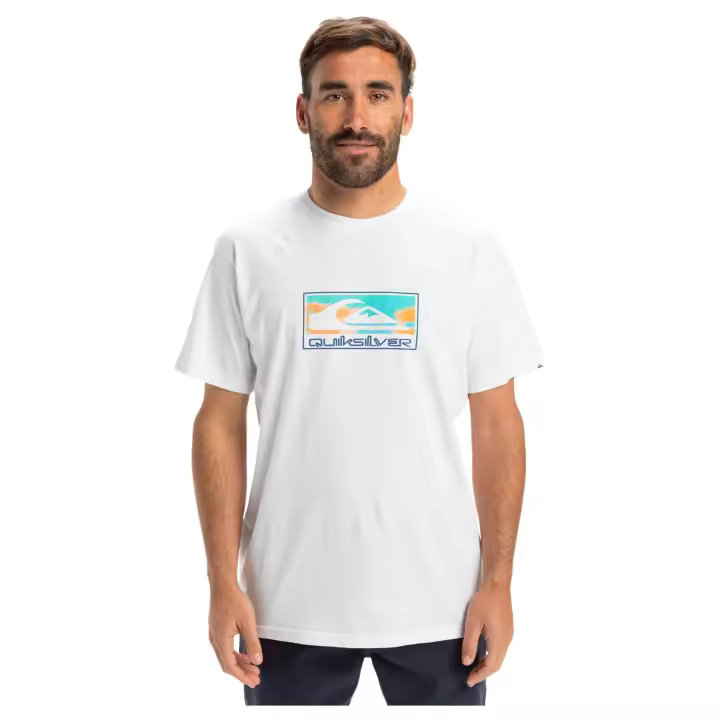 Camiseta Quiksilver modelo Ev Gradient Box (Wbb0) en color Blanco - 1