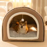 Casa De Perro Invierno Cama Caliente Desmontable Lavable Saco De Descanso Profundo Para Perros Medianos Y Grandes Algodón 100% Estilo Mecánico De Limpieza - details 17