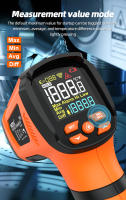 Termómetro Digital Infrarrojo No Contacto -40°C~1600°C Pantalla Color Grado Industrial Con Probing K Medidor De Alta Temperatura - details 13