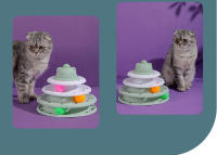 Torre De Juguete Para Gatos Con 4 Niveles Ratón Giratorio Y Bolas Interactivas Entrenamiento Inteligencia Juegos Divertidos Accesorios - details 2