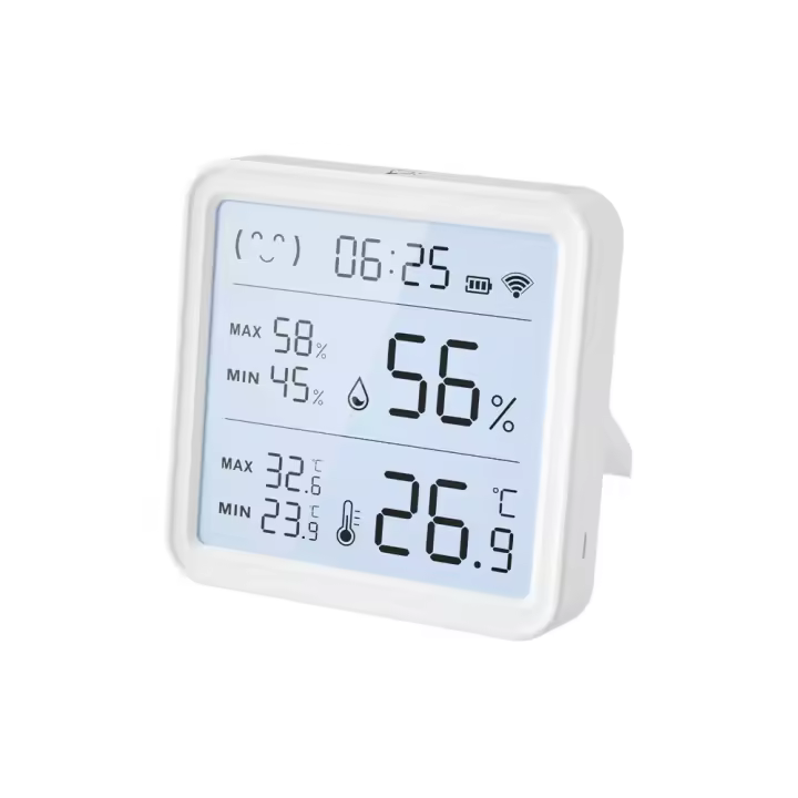 Sensor De Temperatura Y Humedad WiFi Tuya Compatible Con APP Remota Bluetooth Para Hogar Inteligente Iluminación Backlight - 1