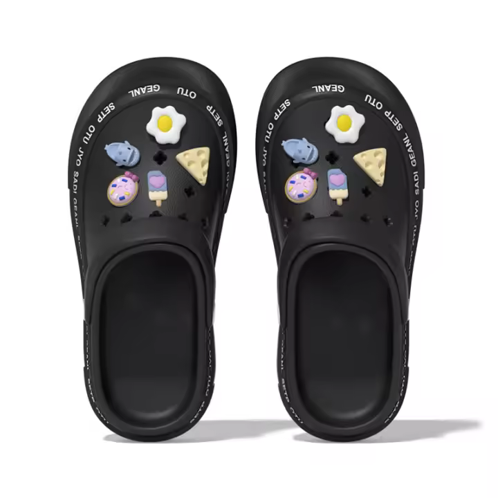 Nuevas zapatillas de verano para mujer con diseño de tiburón codicioso, suela gruesa, antideslizantes, para playa, Baotou - 1