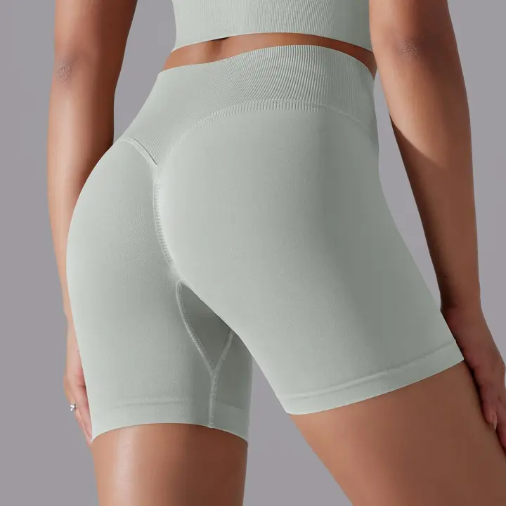 Pantalones cortos de Yoga sin costura para Mujer, Mallas - 1