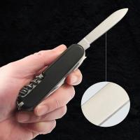 Cuchillo Plegable Miniatura Con 30 Funciones Herramienta EDC Suiza Para Camping Y Sobrevivencia Hoja De Acero Inoxidable Plástico Para Manija - details 3