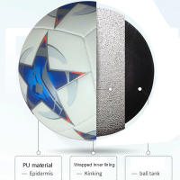 Nueva Llegada Balón De Fútbol Azul Tamaño Oficial 5 Para Partidos De Liga Y Entrenamiento Deporte Y Fitness Accesorios Y Ropa - details 1
