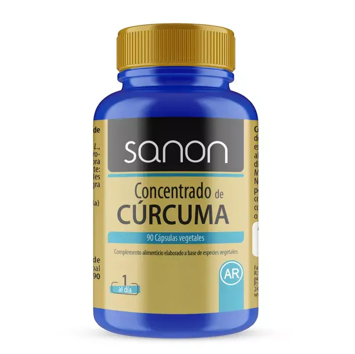 Sanon Concentrado de Curcuma 30 capsulas Vegetales - 1
