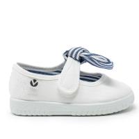 Zapatillas de lona niña VICTORIA 105110 MERCEDES LAZO BLANCA 3579 XLV - details 2