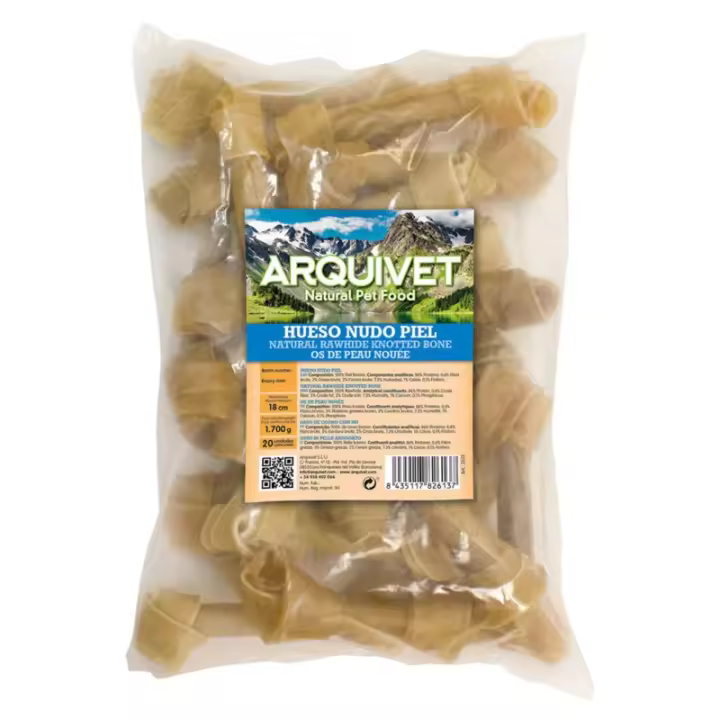 Arquivet - HUESO NUDO PIEL 18 cmBolsa 20 uds - 1