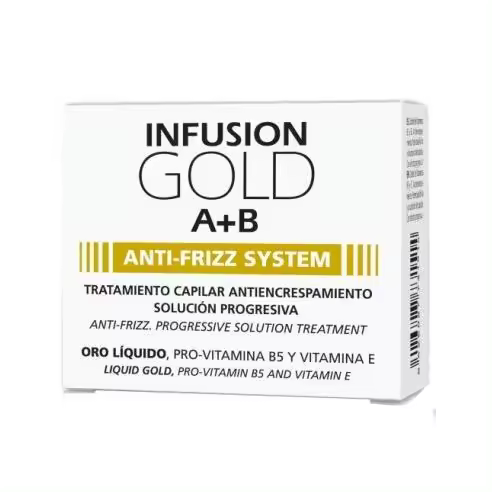Tahe Tratamiento capilar anti encrespamiento Infusion A+B Gold 2x10ml - 1