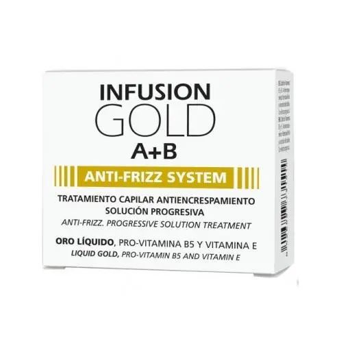 Tahe Tratamiento capilar anti encrespamiento Infusion A+B Gold 2x10ml - 1