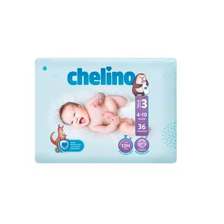 Chelino F&L Pañal Tumbado Talla 3  4-10 Kg  36 U - 1