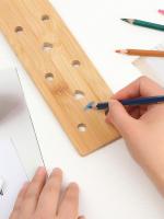 Mazola De Madera De Bambú Para Juegos Adultos DIY Decoración De Hogar Unisex Con Agujeros De Flujo De Aire Herramienta De Artesanía No Terminada - details 1