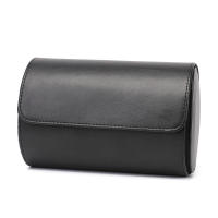 Caja De Relojes IBBETON De Cuero Vintage Portátil Para Viaje Con 3 Slots Organizador De Relojes Para Hombres Caja De Exhibición De Relojes - details 11