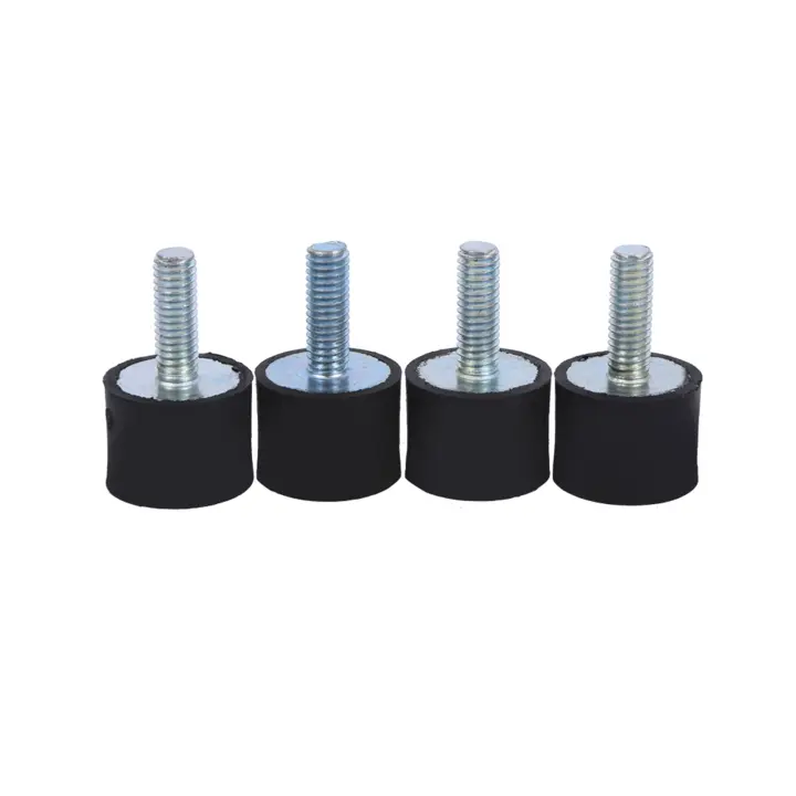 4x Monturas De Goma Absorbedor De Choque Antivibración Bobines Silenciosos M6 Para Automóviles Partes De Repuesto - 1
