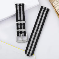 Correa De Reloj De Nylon Suave Y Premium 20mm 22mm Cadena De Malla Deportiva Reemplazo Universal Con Cierre Rápido Para Todas Las Marcas - details 6