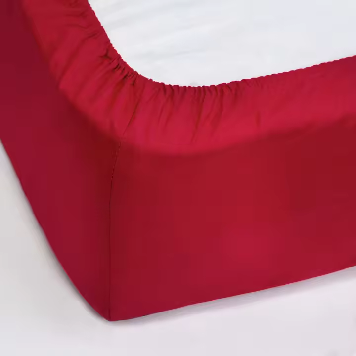 Llartextil Sabana Bajera Classic de Algodón 144 Hilos - Tacto Agradable y Cómoda en Cualquier Época - Fresa - 1