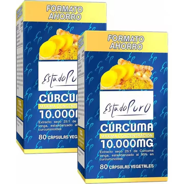 Tongil PACK 2 - CURCUMA 80 Cápsulas Tres Tipos de Curcumina, 25x Veces Más Concentrada, Antiinflamatorio Natural - 1