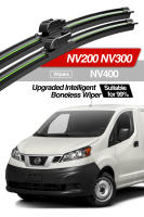 LimpiaParabrisas Anteojos Delantero Para Nissan NV200 2009-2020 NV300 2016-2023 NV400 2010-2023 Plegables En Rama De Bote Natural De Goma Accesorios Para Ventanas Del Parabrisas - details 0