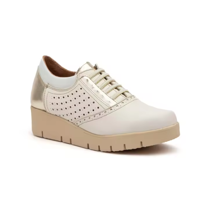 Zapato Mujer Piel JAM SS-6085 Hielo Champan - 1