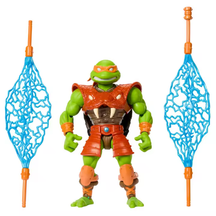 Figura Michelangelo Turtles of Grayskull Masters of the Universe 14cmFigura  Coleccionable - Idea de Regalo- Mercancia Oficial - Juguetes para Niños y Adultos - Movies Fans - Muñeco para Coleccionistas y Exposición - 1