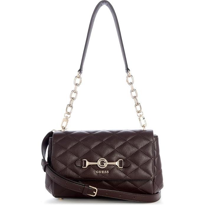 Guess frances flap shoulder bag, ref: hwqg2241190-bro
