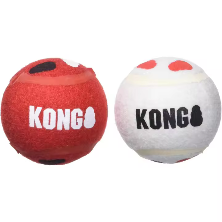 KONG SIGNATURE SPORT 2-PK PELOTAS DE TENIS PARA PERROS L - 1