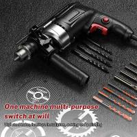 Taladro Eléctrico Taladro de Impacto Multifunción Velocidad Variable Madera Metal Piedra Corte Hogar Pared Taladro Herramientas Eléctricas - details 2