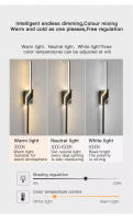 Luz De Pared LED Moderna Minimalista En Negro Iluminación Interior Elegante Para Sala De Estar Dormitorio Pasillo Decoración De Luces Verticales Sencillas Y Elegantes - details 4