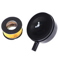 Filtro De Aire Negro De Hierro Silenciador Para Compresor De Aire Tapa De Tanque De 20 Mm Hilo Masculino Canister Filtrante - details 4