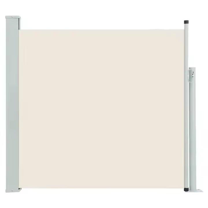 vidaXL Toldo lateral retráctil de jardín color crema 140x500 cm - 1