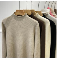 Suéter De Térmica Elegante Para Mujer Con Cuello Alto Y Lona Gruesa Abrigado Sueter De Punto Elegante Para Oficina Top Delgado De Jersey De Invierno - details 10