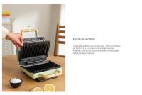 CREATE - Sandwichera grill y gofrera de placas intercambiables -  STONE STUDIO - details 4