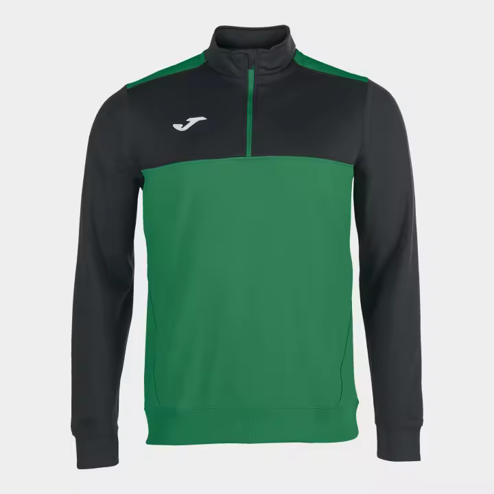 JOMA SUDADERA 1/2 CREMALLERA WINNER VERDE-NEGRO Talla 6XS Niño Junior - 1