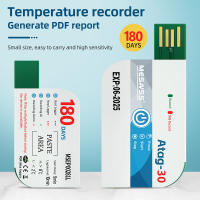 Logger De Temperatura Desechable 180 Días Con USB Y Reporte PDF Alarma De Temperatura Para Transporte Frío Indicador LED Rojo Y Verde - details 0