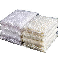 10-1000pcs Perlas De Imitación De ABST Para Pulseras Con Agujeros Rectos 3-20mm Beige Blanco Hechas De Cuentas Redondas Para Creación De Joyería DIY - details 0