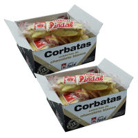 JUNCO PINDAL Corbatas de Unquera Bañada en Chocolate Blanco, 12 unds (Pack 2 Cajas de 6 Unds) - details 0