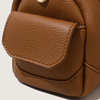 Bolso Bandolera De Cuero Suave Para Mujer Gran Capacidad Para Comunicación Bolsa De Hombro Estudiante Bolso De Mano - details 5