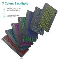 Teclado Y Ratón Bluetooth Retroiluminado De 10 Pulgadas Para iPad Compatible Con IOS Android Windows Teclado Inalámbrico Con Retroiluminación Para IOS Android Windows - details 4