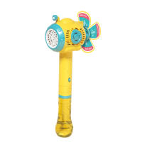 Máquina De Burbujas Automática Para Niños Palanca De Viento Portátil Juguete De Verano Para Exteriores No Tóxico Color Amarillo - details 4