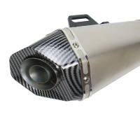Escape De Motocicleta Universal 36-51mm Con Etiquetas De Killer Db Y Silenciador Para Z900 GSXR1000 SV650 R6 R3 ZX6R ZX10 K7 MT07 Acero Inoxidable - details 6