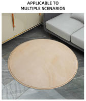 Carpetas Redondas Gruesas De Bolitas De Plata Para Sala De Estar Suaves Para Hogar Y Dormitorio De Niños Decoración De Salon Antideslizantes Impermeables Y Resistente Al Desvanecimiento - details 3