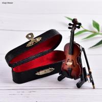 Mini Violín Muestral De Madera 8cm Adorno Decorativo Musical Instrumentos Miniatura Soporte Incluido Regalo Creativo - details 2